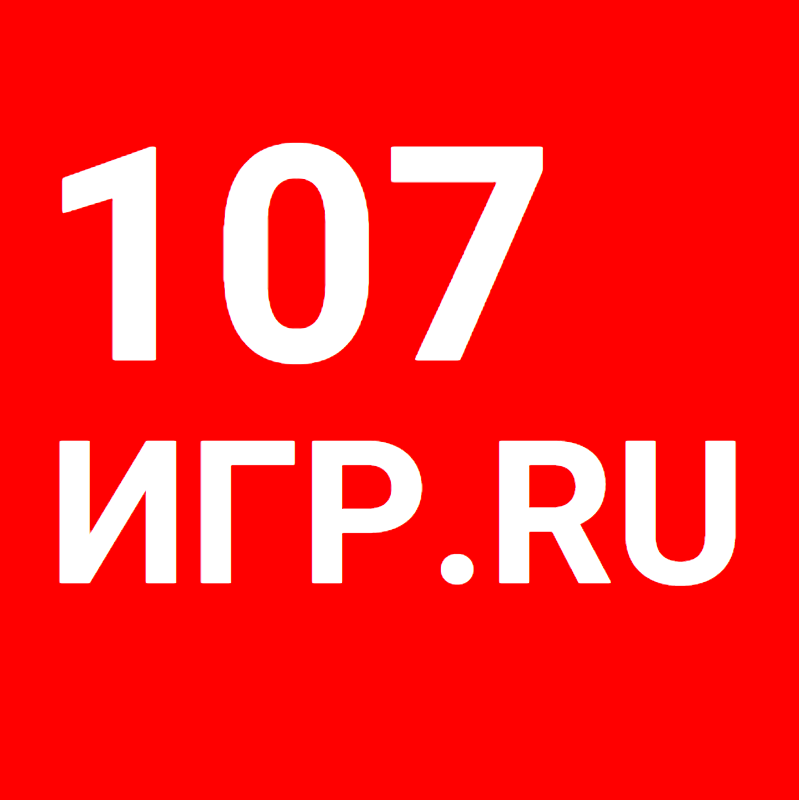 107 игр — логотип