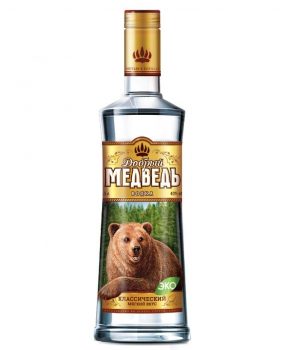 Водка Добрый медведь — логотип
