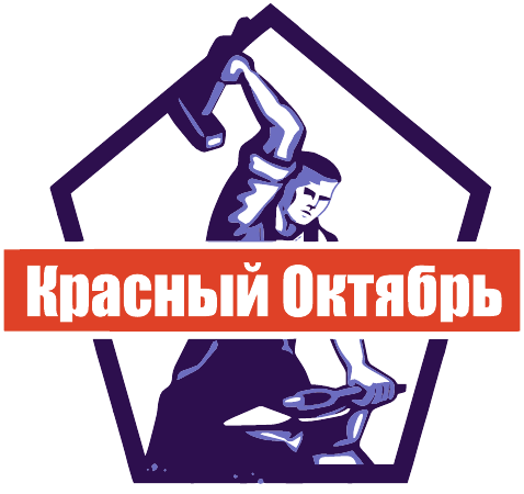 "Красный октябрь"- лазерная резка металла — логотип