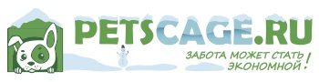 Интернет-магазин товаров для животных PetsCage.ru — логотип