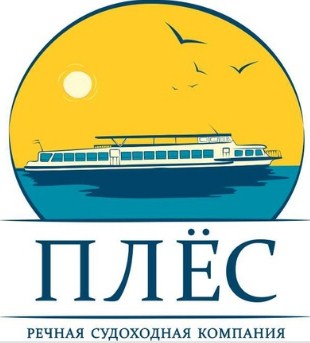 Речная Судоходная Компания "Плёс" — логотип